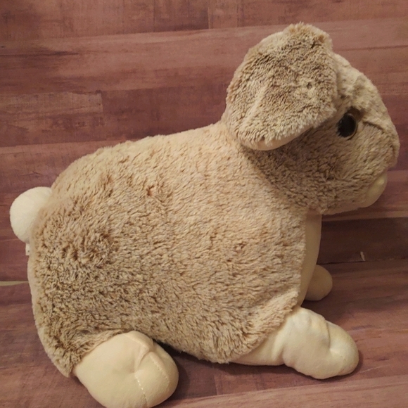 HUGE! Cute & Soft Gray Grey Plush Easter Bunny Stuffed Animal Toy Easter Holiday - Picture 2 of 12